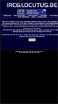Mobile Screenshot of irc6.locutus.be